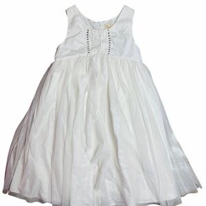 Charming White Kids Formal Dress